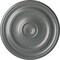 Ekena Millwork Devon Ceiling Medallion (Fits Canopies up to 3 5/8"), Hand-Painted Platinum, 15 3/4"OD x 1 1/2"P CM15DEPLS - alternate 1